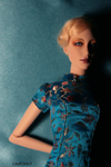 [Aqua Cheongsam]